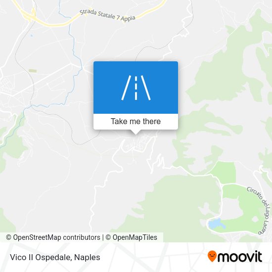 Vico II Ospedale map