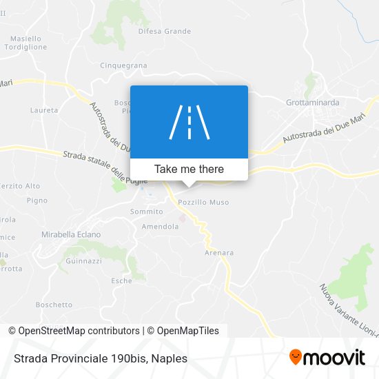 Strada Provinciale 190bis map