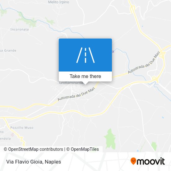 Via Flavio Gioia map