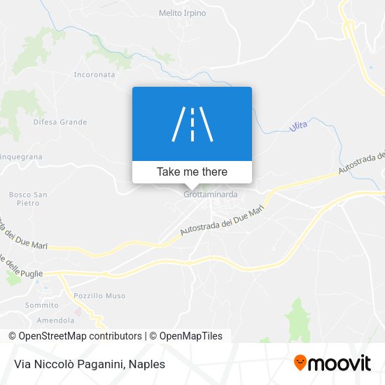 Via Niccolò Paganini map