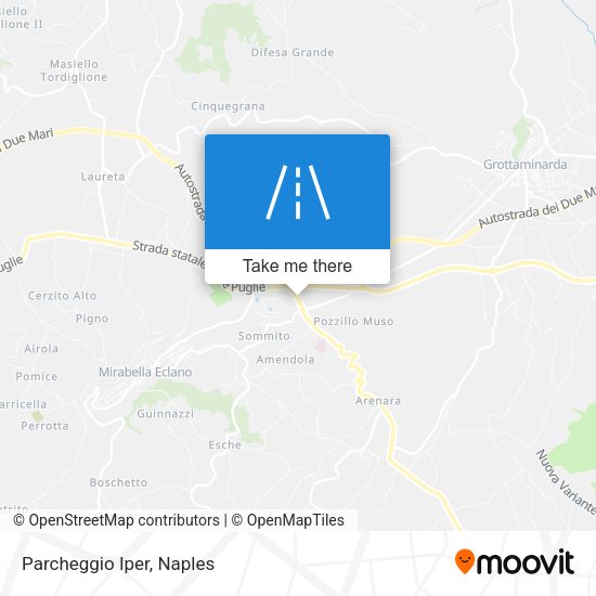 Parcheggio Iper map