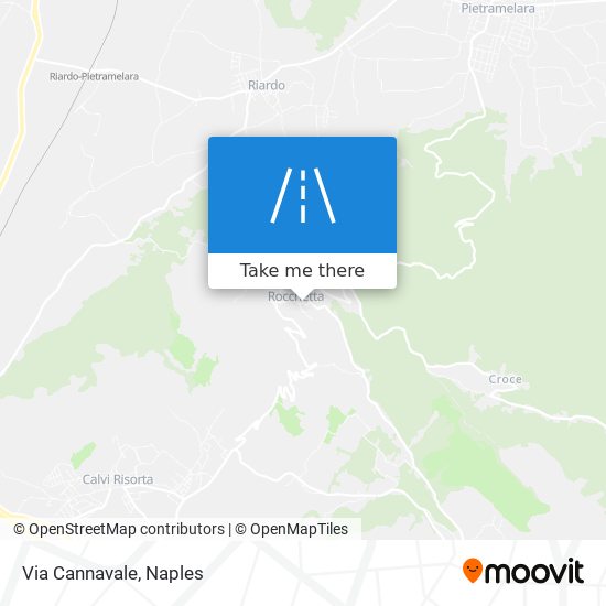 Via Cannavale map