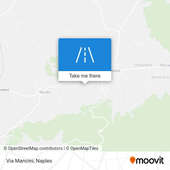 Via Mancini map