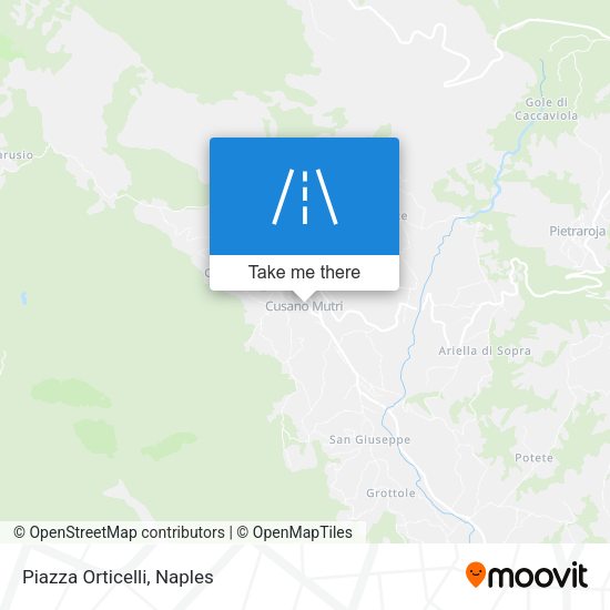 Piazza Orticelli map