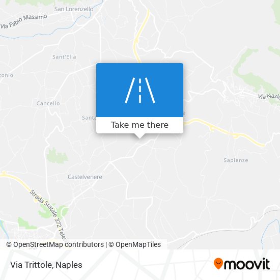 Via Trittole map