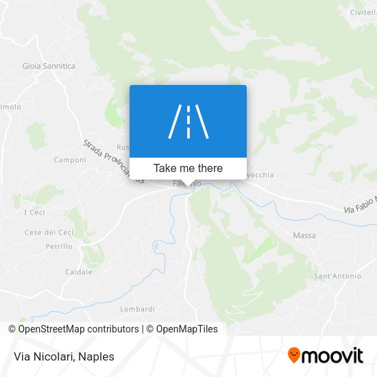 Via Nicolari map