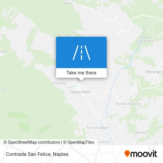 Contrada San Felice map