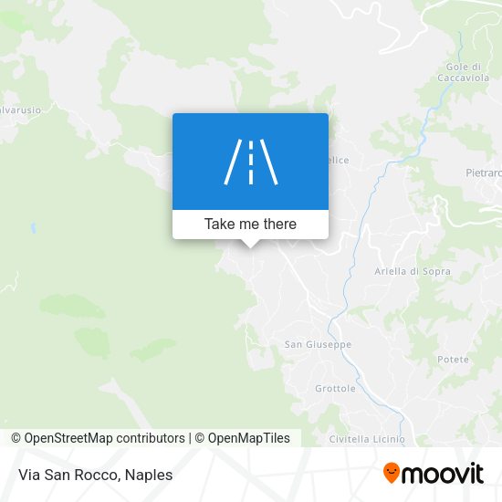 Via San Rocco map