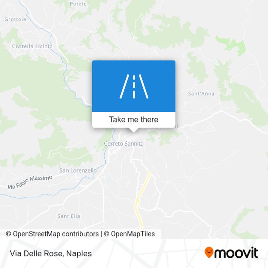 Via Delle Rose map
