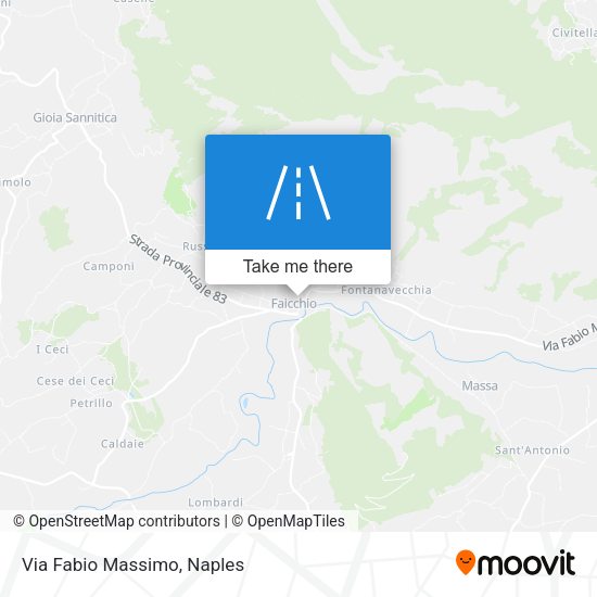 Via Fabio Massimo map