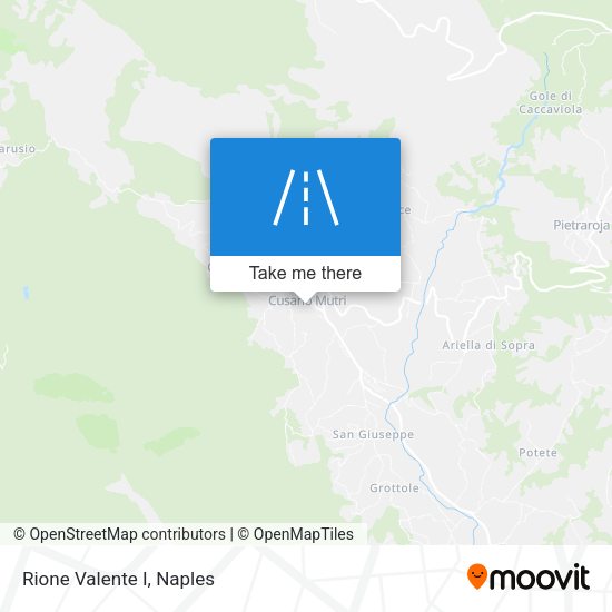 Rione Valente I map