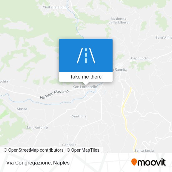 Via Congregazione map