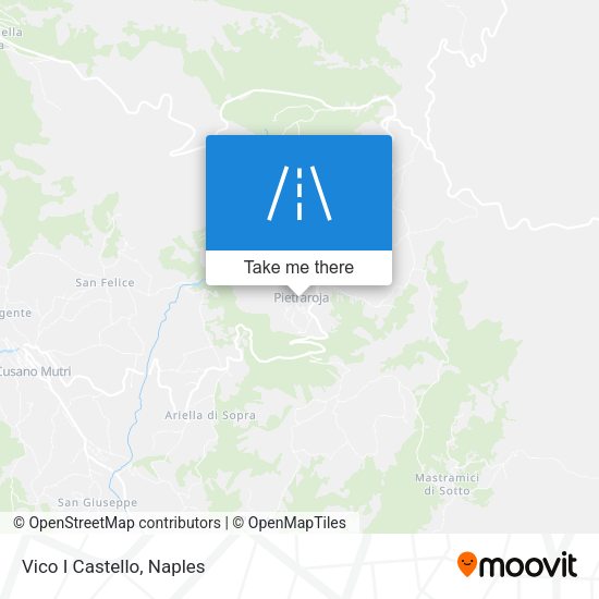 Vico I Castello map