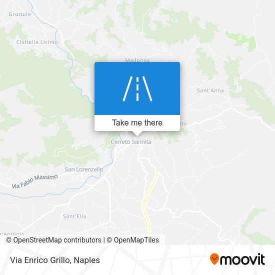 Via Enrico Grillo map
