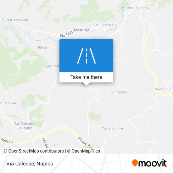 Via Calesse map