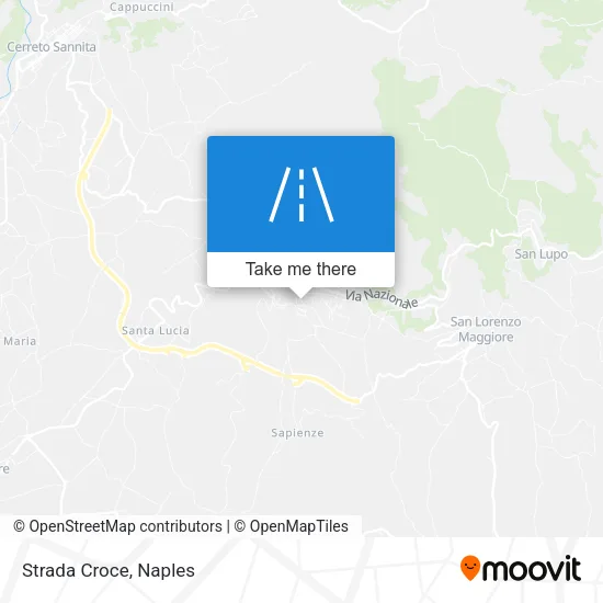 Strada Croce map