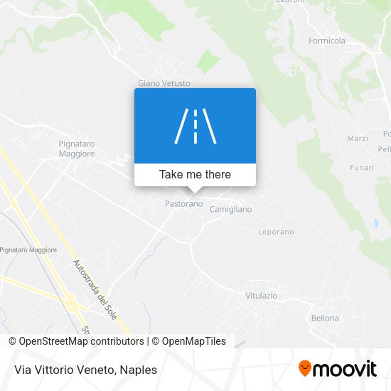 Via Vittorio Veneto map