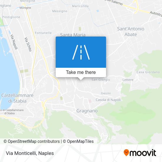 Via Monticelli map