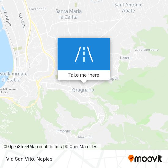 Via San Vito map