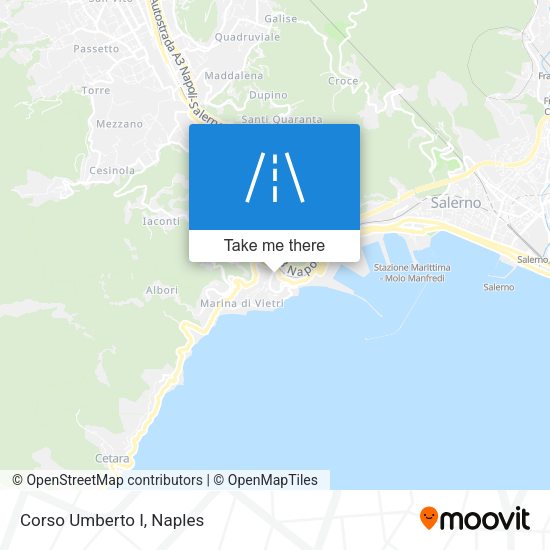 Corso Umberto I map