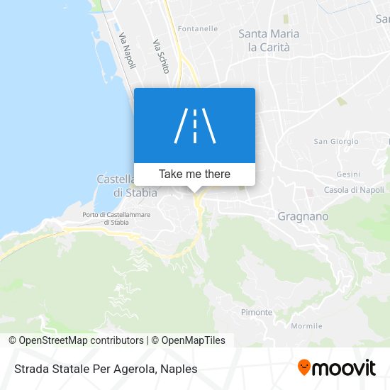 Strada Statale Per Agerola map