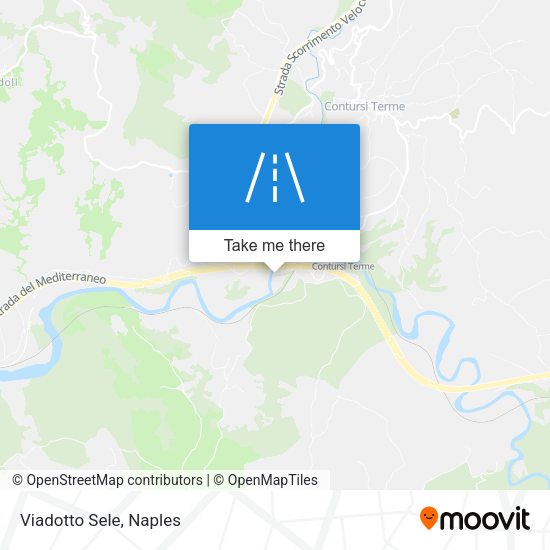 Viadotto Sele map