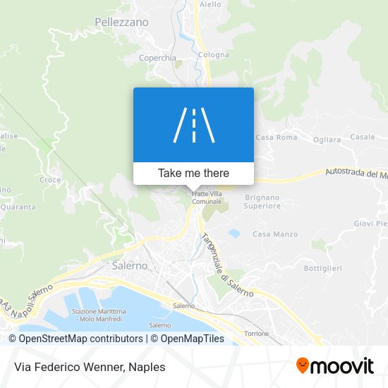 Via Federico Wenner map
