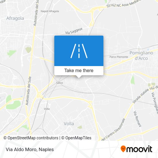 Via Aldo Moro map
