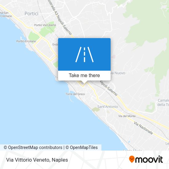 Via Vittorio Veneto map