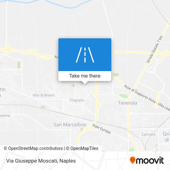 Via Giuseppe Moscati map