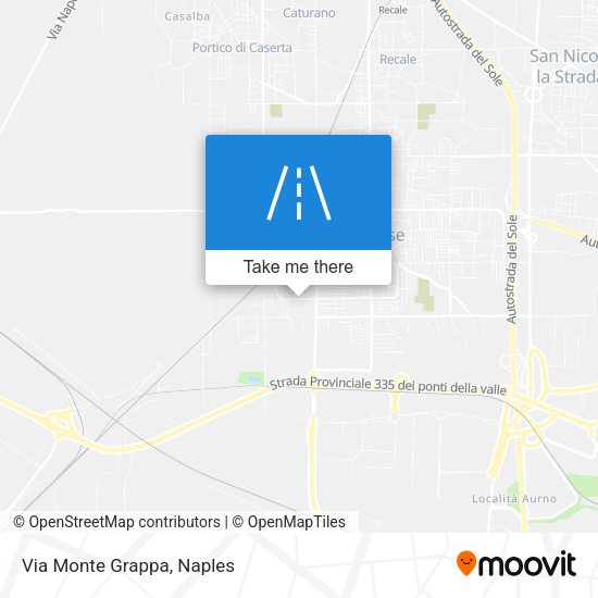 Via Monte Grappa map