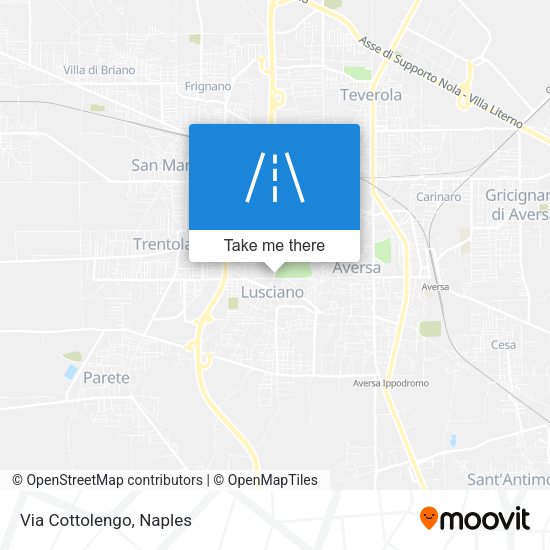 Via Cottolengo map