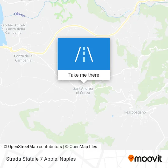 Strada Statale 7 Appia map