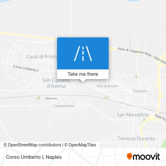 Corso Umberto I map