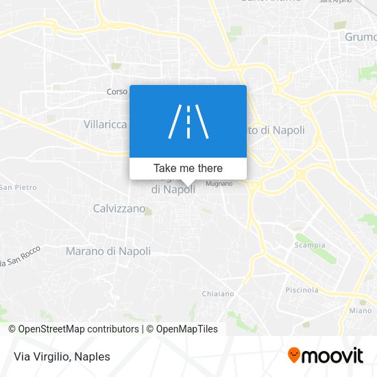 Via Virgilio map