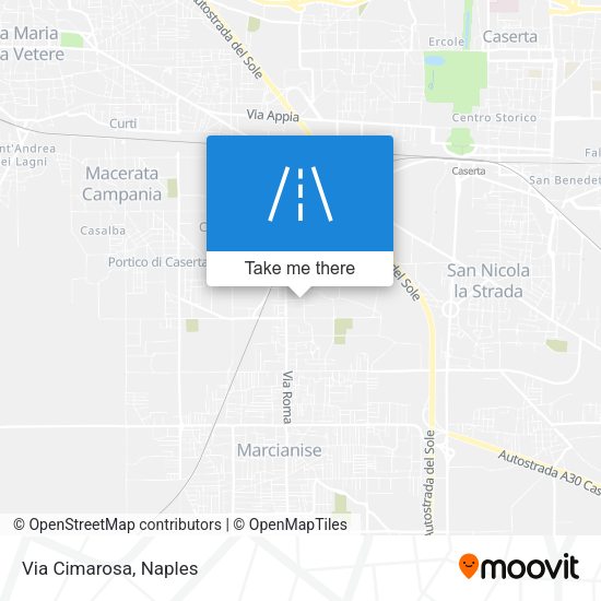 Via Cimarosa map