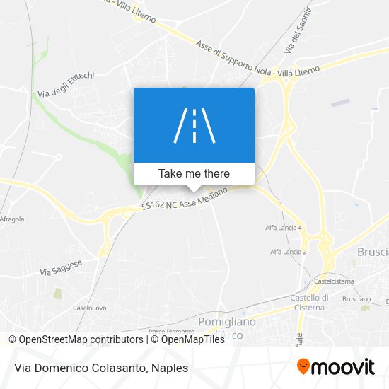 Via Domenico Colasanto map