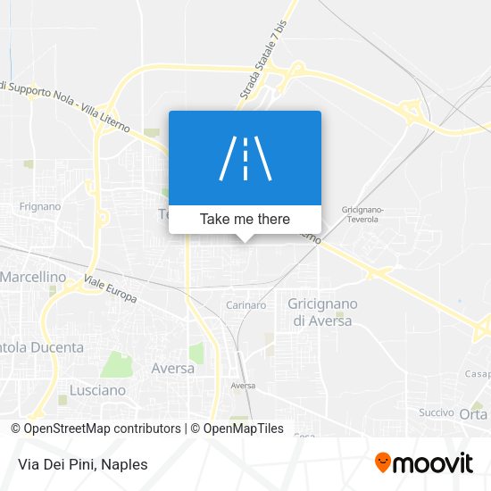 Via Dei Pini map