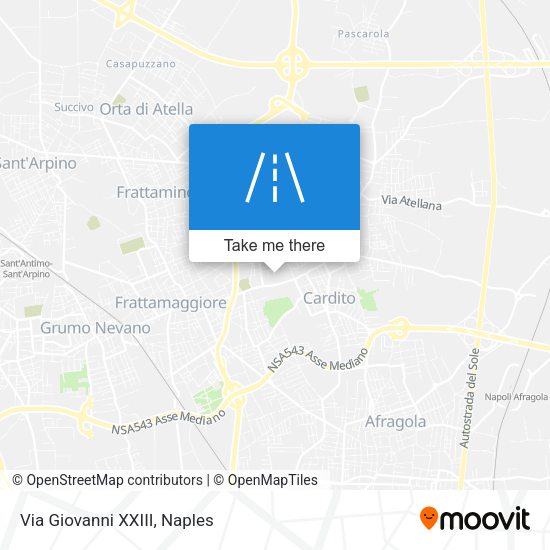 Via Giovanni XXIII map