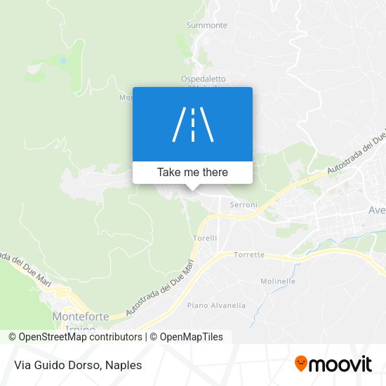 Via Guido Dorso map