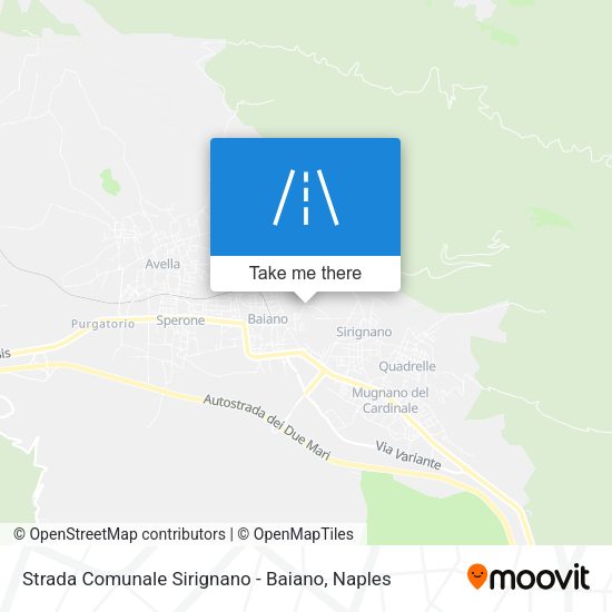 Strada Comunale Sirignano - Baiano map