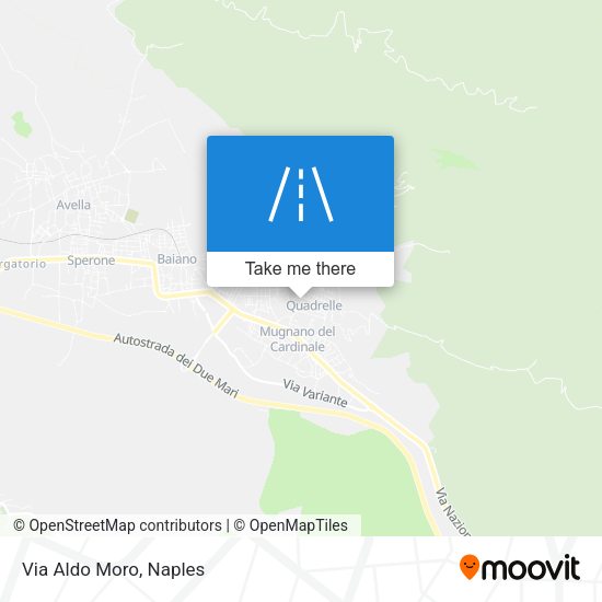 Via Aldo Moro map