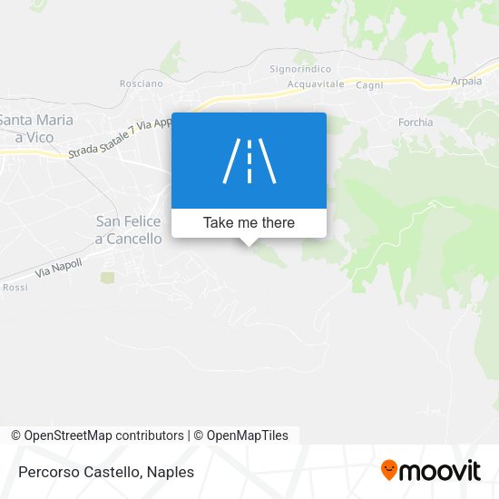 Percorso Castello map