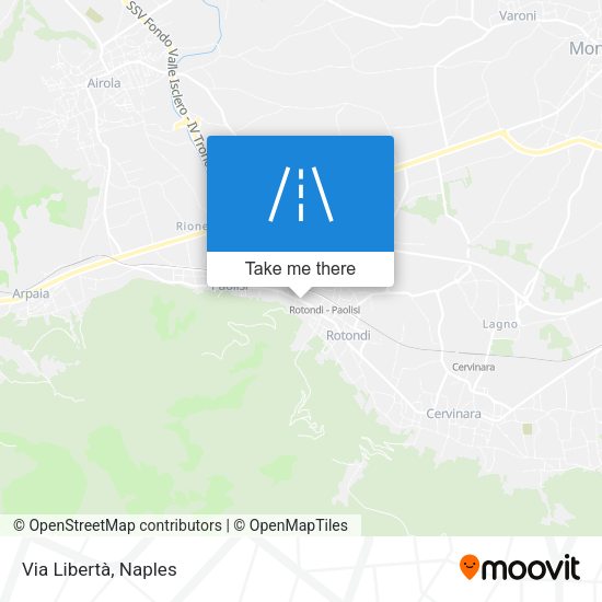 Via Libertà map