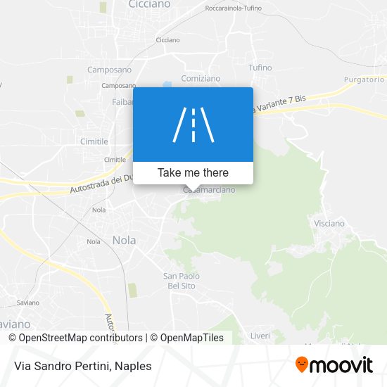 Via Sandro Pertini map