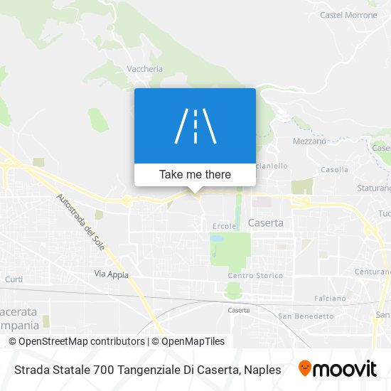 Strada Statale 700 Tangenziale Di Caserta map