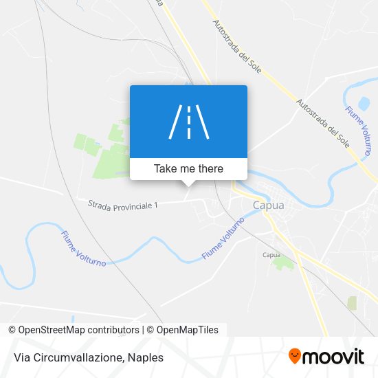 Via Circumvallazione map
