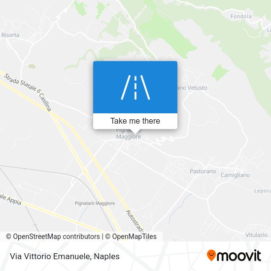Via Vittorio Emanuele map