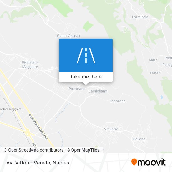Via Vittorio Veneto map