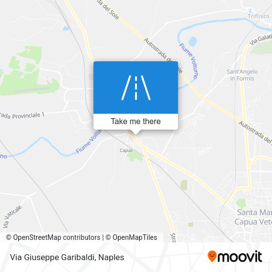 Via Giuseppe Garibaldi map